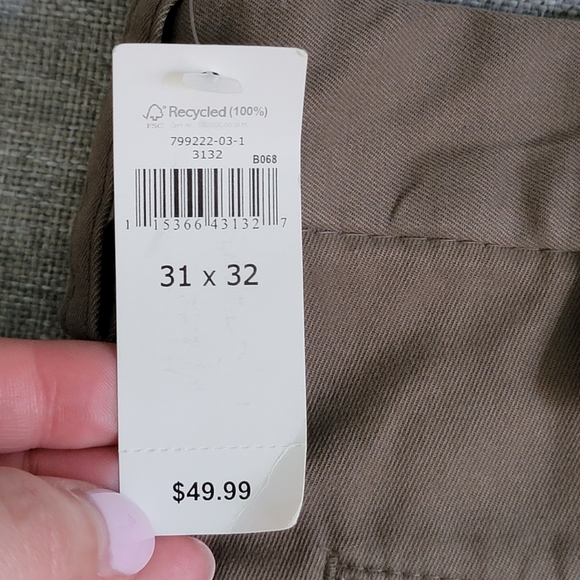 NWT Men's Banana Republic Factory Bootcut Chino Straight Fit Pants Size 31x32 - Picture 6 of 13